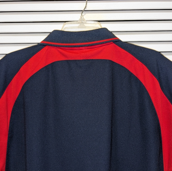 Cooperstown Dreams Park Men's LG Polo Shirt Blue Red Baseball Authentic MLB - Picture 7 of 10